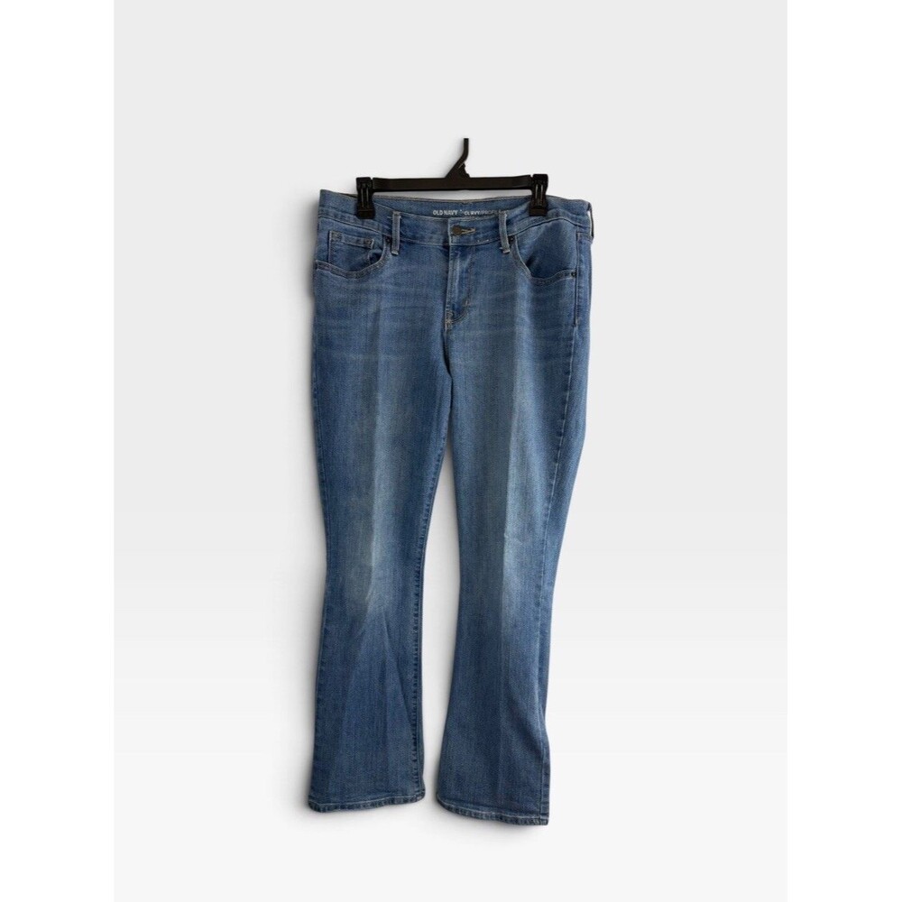 Old Navy Womens Jeans Adult Size 12 Curvy Light Wash Stretch Denim Casual
